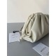 Bottega Veneta Mini Pouch with Strap in Ivory Calfskin