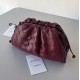 Bottega Veneta Mini Pouch with Strap in Bordeaux Intrecciato Lambskin