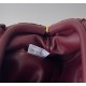 Bottega Veneta Mini Pouch with Strap in Bordeaux Intrecciato Lambskin