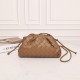 Bottega Veneta Mini Pouch with Strap in Caramel Intrecciato Lambskin