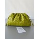 Bottega Veneta Mini Pouch with Strap in Kiwi Intrecciato Lambskin