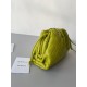 Bottega Veneta Mini Pouch with Strap in Kiwi Intrecciato Lambskin