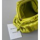 Bottega Veneta Mini Pouch with Strap in Kiwi Intrecciato Lambskin