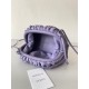 Bottega Veneta Mini Pouch with Strap in Wisteria Intrecciato Lambskin