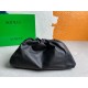 Bottega Veneta Large Pouch Clutch Bag In Black Calfskin