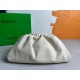 Bottega Veneta Large Pouch Clutch Bag In White Calfskin