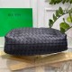 Bottega Veneta Large Pouch Clutch Bag In Black Intrecciato Lambskin