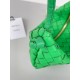 Bottega Veneta Turn Bag In Green Intrecciato Lambskin