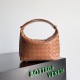 Bottega Veneta Mini Wallace Bag in Brown Intrecciato Calfskin