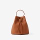 Burberry Small TB Bucket Bag Warm Russet Brown