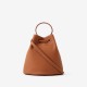 Burberry Small TB Bucket Bag Warm Russet Brown