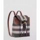 Burberry Mini Check Backpack Dark Birch Brown