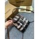 Burberry Mini Check Backpack Dark Birch Brown