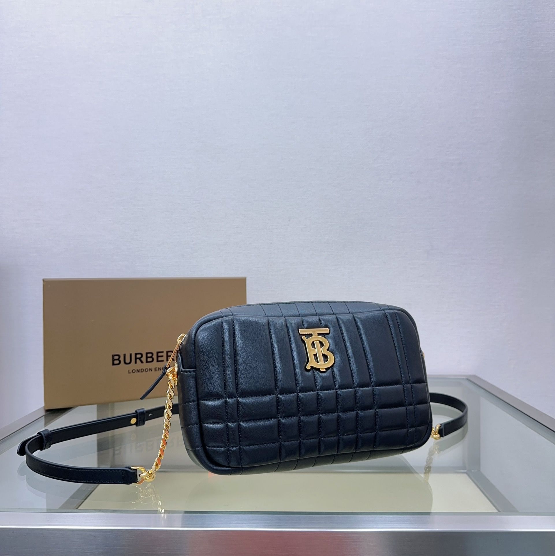 Burberry Small Lola Camera Bag Black