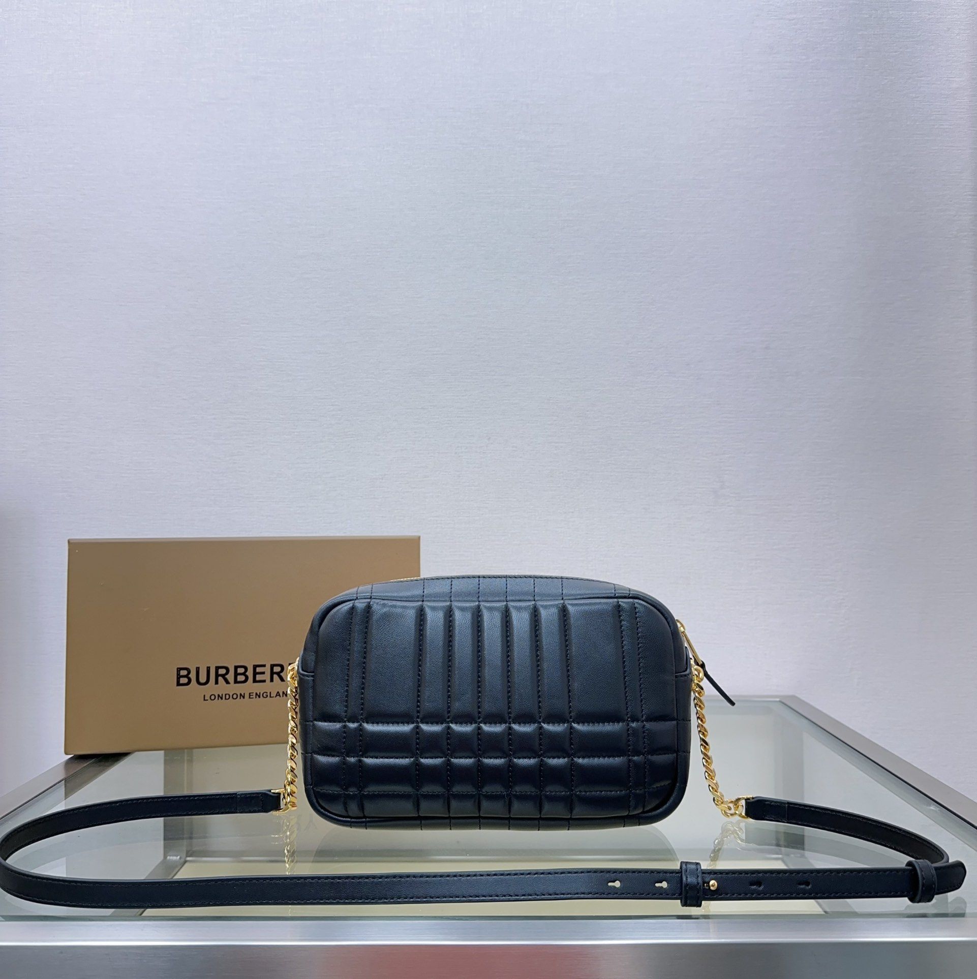 Burberry Small Lola Camera Bag Black