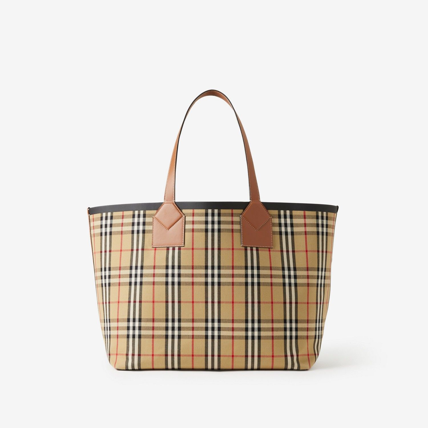 Burberry Large London Tote Briar Brown