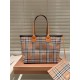 Burberry Large London Tote Briar Brown