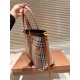 Burberry Large London Tote Briar Brown