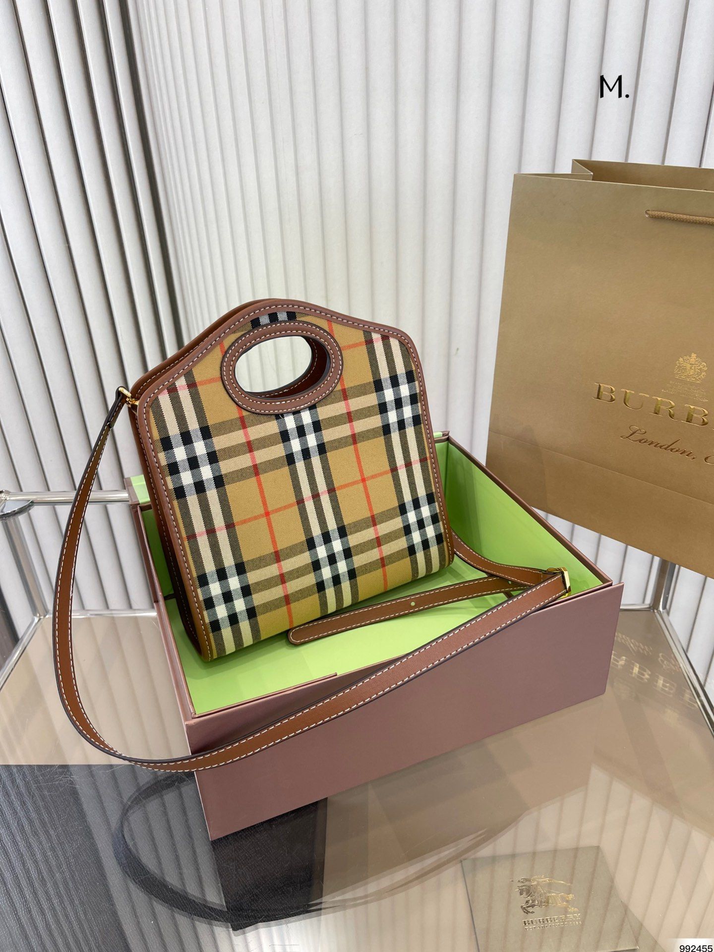 Burberry Mini Pocket Bag Briar Brown