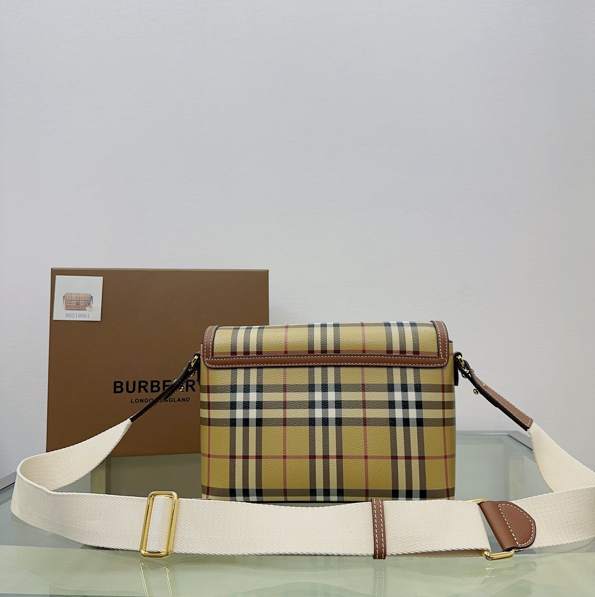 Burberry Note Bag Briar Brown