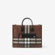 Burberry Medium Freya Tote Dark Birch Brown