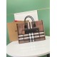 Burberry Medium Freya Tote Dark Birch Brown