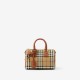 Burberry Mini Check Bowling Bag Archive Beige