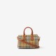 Burberry Mini Check Bowling Bag Archive Beige