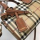 Burberry Mini Check Bowling Bag Archive Beige