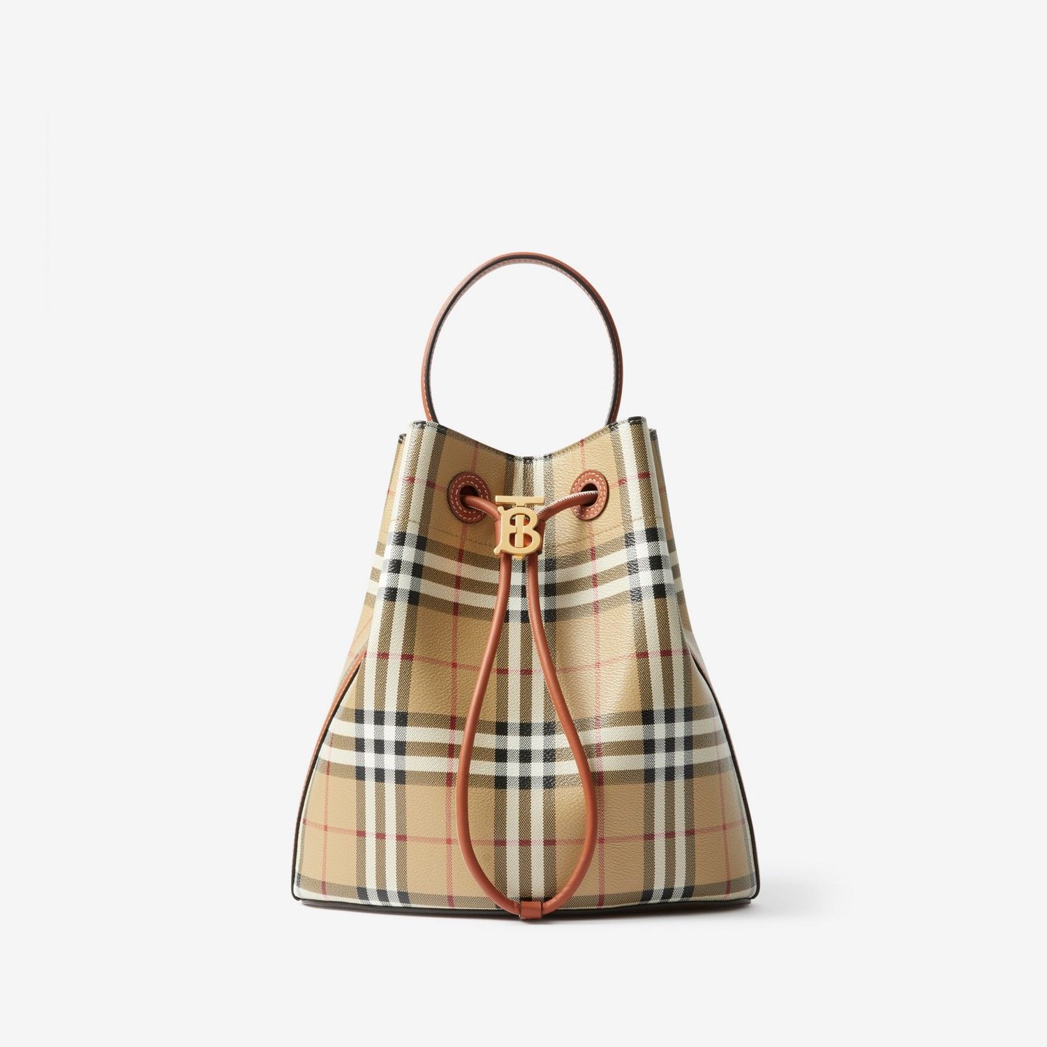 Burberry Small TB Bucket Bag Archive Beige