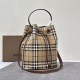 Burberry Small TB Bucket Bag Archive Beige