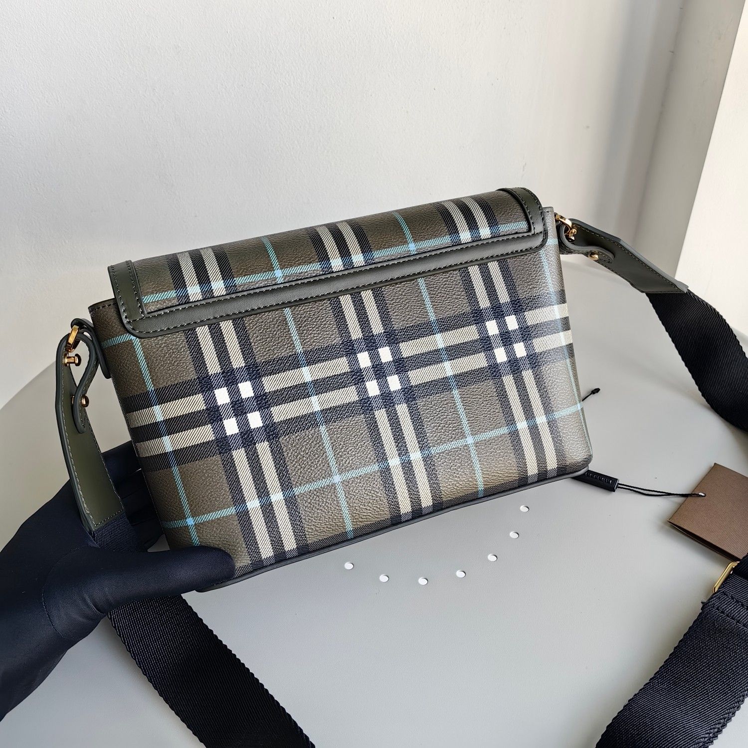 Burberry Note Bag Olive Green