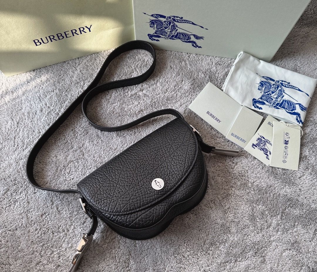 Burberry Chess Satchel Black