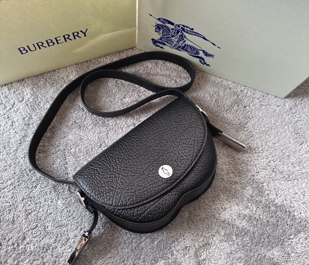 Burberry Chess Satchel Black