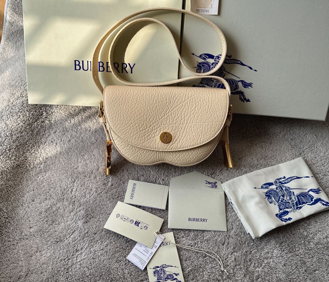 Burberry Chess Satchel Pearl