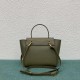 Celine Belt Nano Bag In Army Green Grained Calfskin