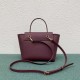 Celine Belt Nano Bag In Bordeaux Grained Calfskin