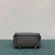 Celine Belt Nano Bag In Grey Grained Calfskin