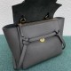 Celine Belt Nano Bag In Grey Grained Calfskin