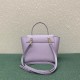 Celine Belt Nano Bag In Lilas Grained Calfskin