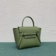 Celine Belt Nano Bag In Light Khaki Grained Calfskin