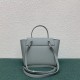 Celine Belt Nano Bag In Mineral Grained Calfskin