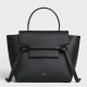 Celine Belt Nano Bag In Black Grained Calfskin