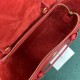 Celine Belt Nano Bag In Red Grained Calfskin