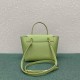 Celine Belt Nano Bag In Sage Grained Calfskin