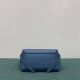 Celine Belt Nano Bag In Slate Blue Grained Calfskin