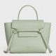 Celine Belt Nano Bag In Vert D'eau Grained Calfskin