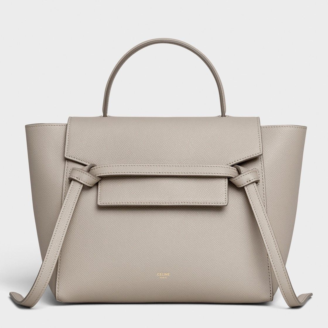 Celine Micro Belt Bag In Light Taupe Grained Calfskin