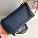 Celine Micro Belt Bag In Navy Blue Grained Calfskin