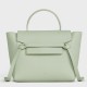 Celine Micro Belt Bag In Vert D'eau Grained Calfskin